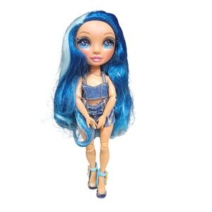 Rainbow High Skyler Bradshaw Blue Hair Denim Outfit Fashion Doll MGA 2019
